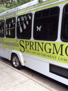 The Springmoor Bus preparing for a tour