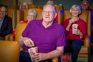 Our theatre offers new movies and educational documentaries each week