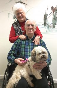 Layla brings many smiles to the Stewart Health Center residents