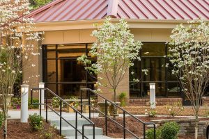 Springmoor's Wellness Center includes a heated saltwater lap pool, hot tub, sauna and an expansive exercise facility