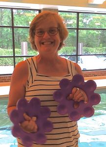 Becky Boulo's aqua enthusiasm is very inspiring