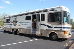 One of Read and Feed's mobile classrooms