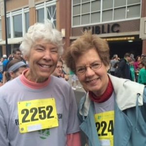 Springmoor Residents, Harriet Ross and Marlene Lambeth were part of the Autism Team Walk