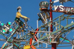 Vollis Simpson brings art and science together with his whirligigs