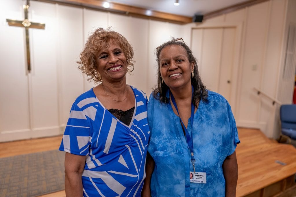 As Springmoor celebrated its 35th anniversary, it honored two sisters who have worked at the community since the beginning.