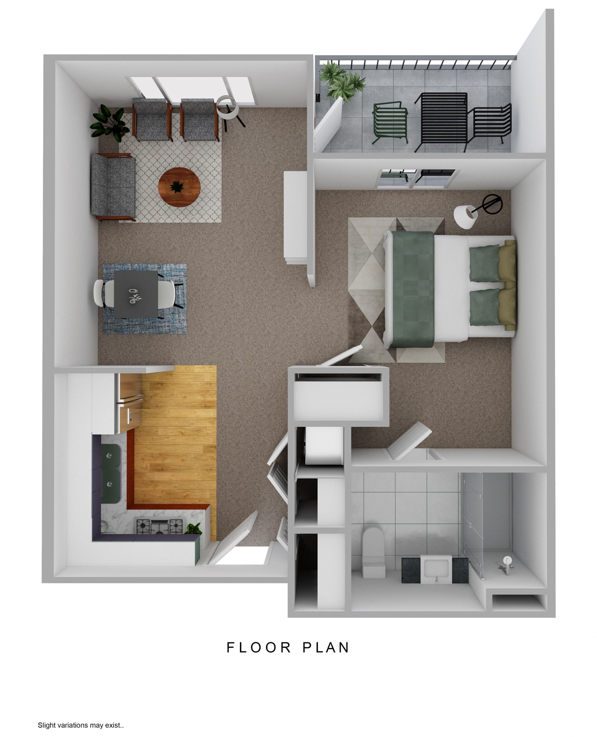 Alcove floor plan