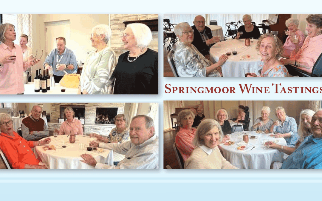 Springmoor Residents Enjoy Fun, Educational Wine Tastings on Campus