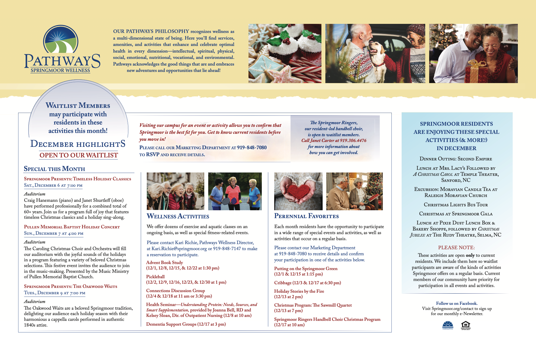 September 2025 Activities Calendar