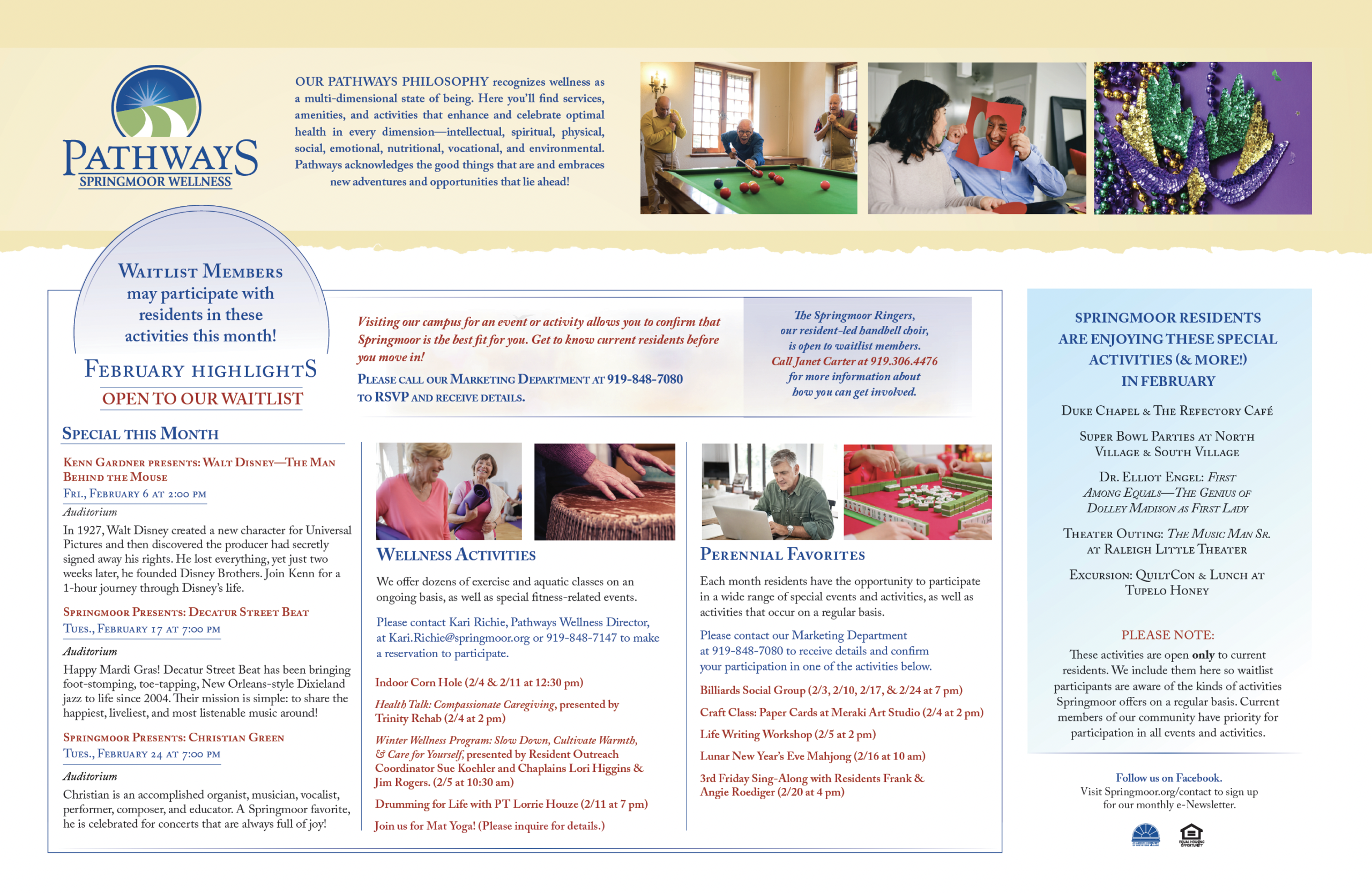 September 2025 Activities Calendar