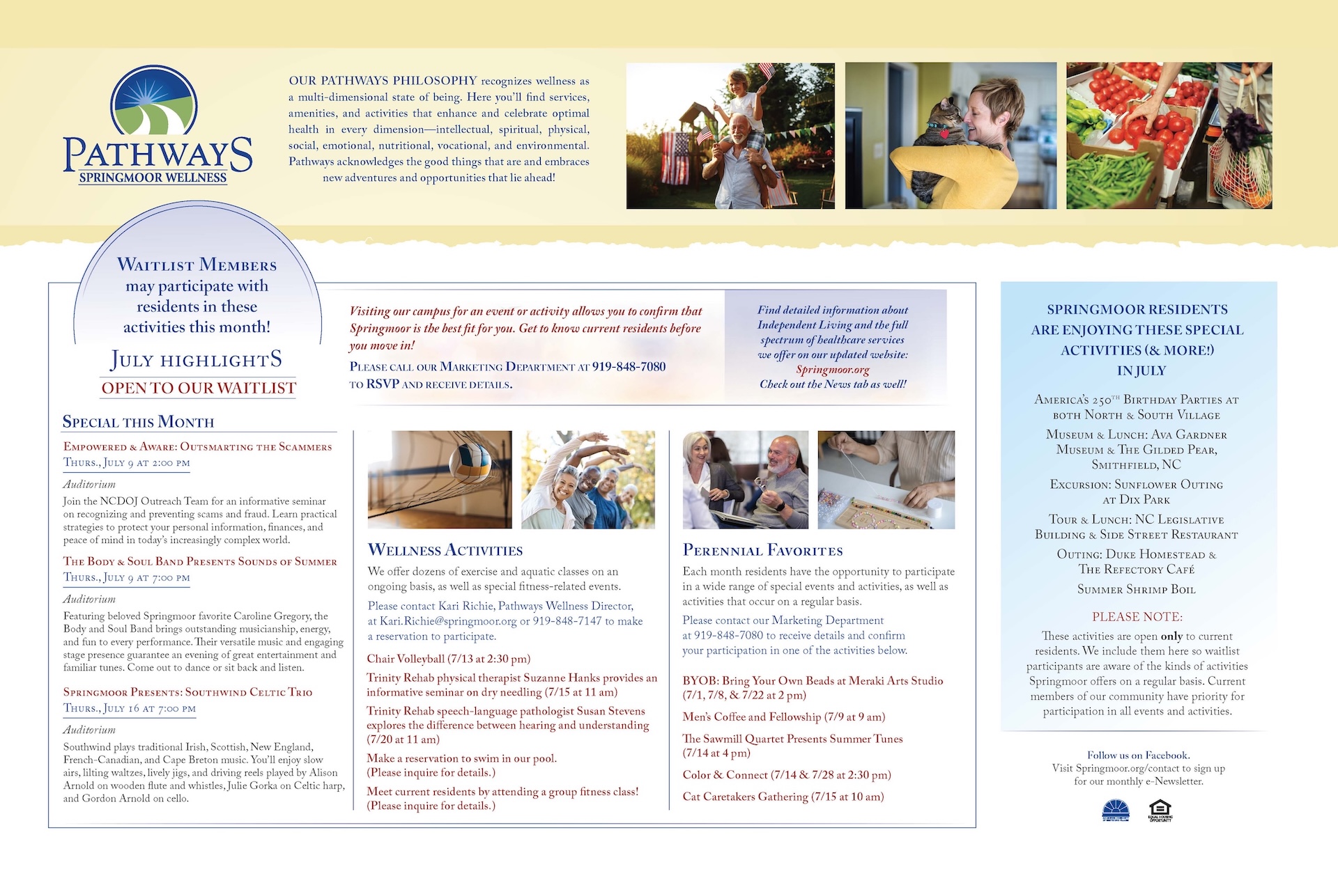 Springmoor events